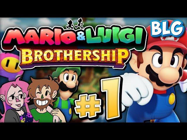 Lets Play Mario and Luigi Brothership (BLIND) - Part 1 - We Are So BACK