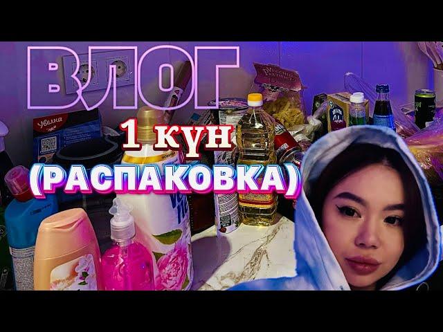 Влог 1 күн және РАСПАКОВКА