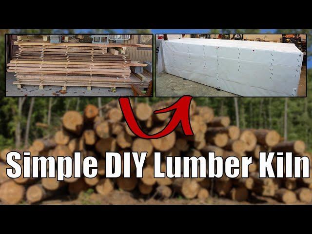 Simple DIY Wood Drying Kiln