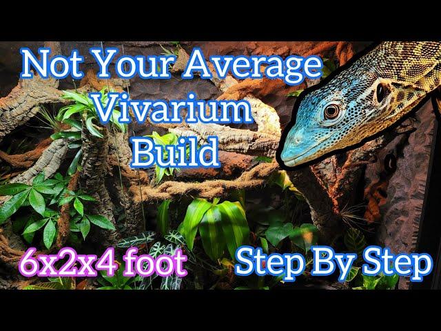 How To Build a Vivarium Bioactive DIY Tree Monitor #vivarium #reptiles #bioactive