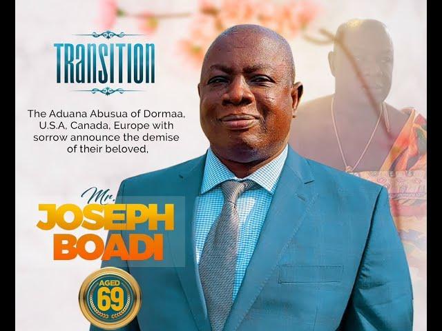 FINAL FUNERAL OF THE LATE MR  JOSEPH BOADI , FRAMINGHAM  MA  USA