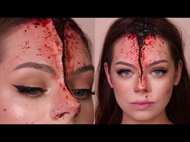 SPLIT FACE / SFX Halloween Makeup Tutorial