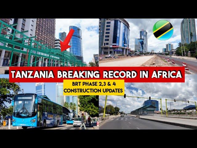 Insane Construction Updates of Tanzania's BRT Phase 2,3 & 4