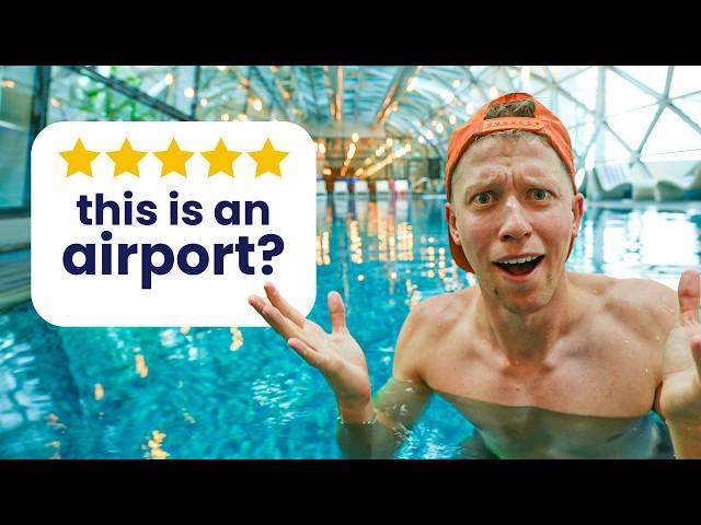 I Spent 24 HOURS in the Worlds Most LUXURY Airport