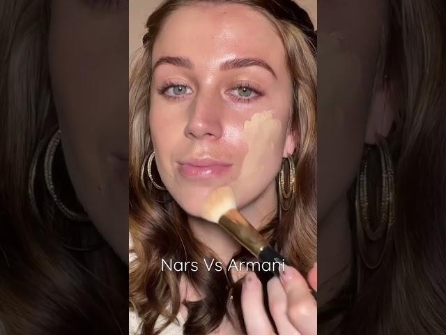 Glowy Foundation Comparison | Nars Light Reflecting Vs Armani Luminous Silk 