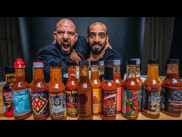 تحدي احررر شطات العالم - والعقاب؟؟؟  The Hottest Hot Sauces In The World