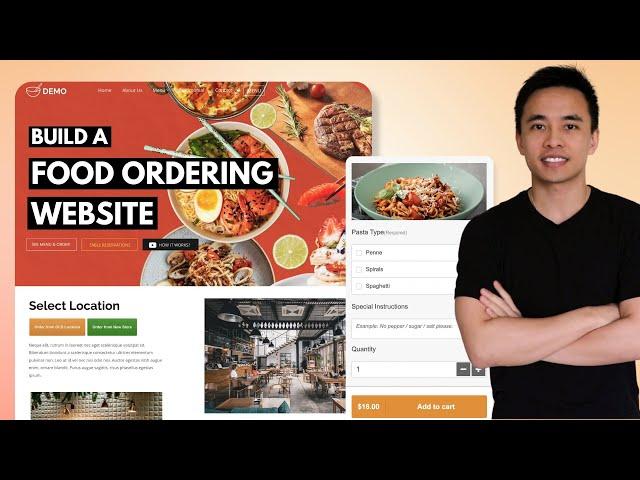 How to Make a Restaurant Food Ordering Website in WordPress - w. Booking & Delivery (Real-Time App!)