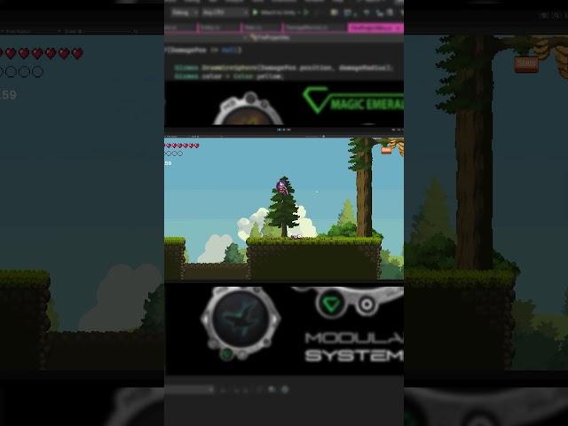Projectile Showcase  #gamedev #gamedevblog #gaming #games #coding #indiedev  #gameassets
