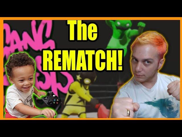 Babycorn VS Lasercorn in Gang Beasts Rematch - Get Wrecked Son