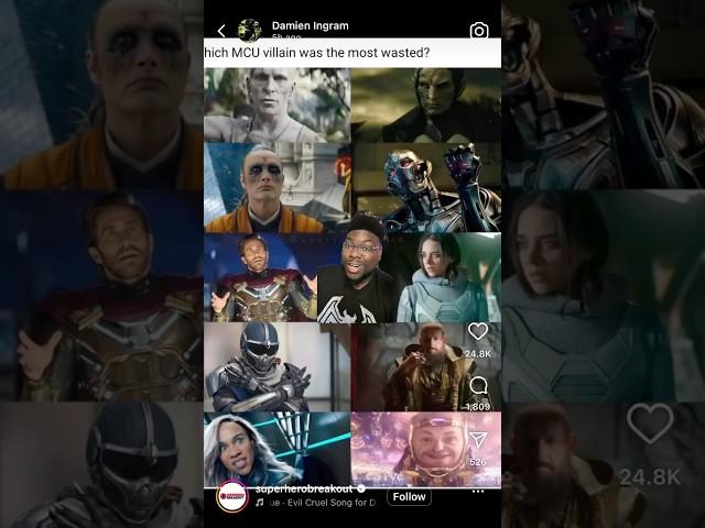 Which MCU Villain Was The Most Waisted? #shorts #meme