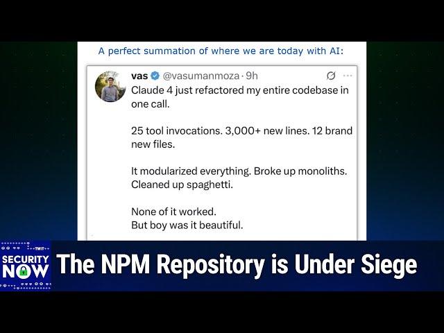 Internet Foreground Radiation - The NPM Repository is Under Siege