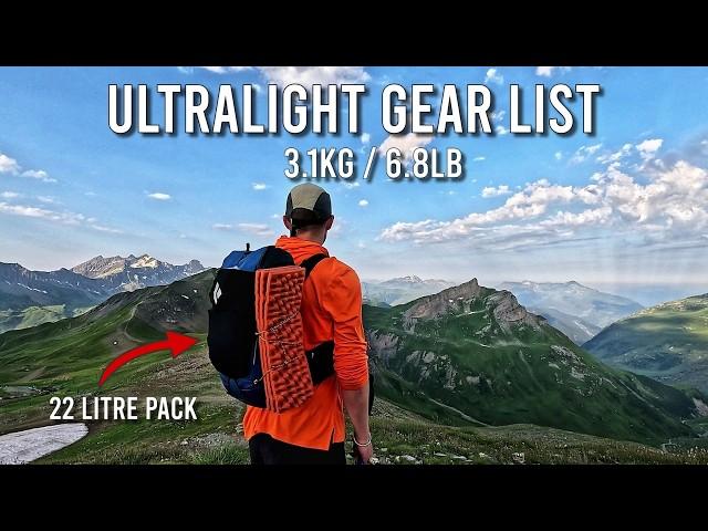 My Ultralight Gear Loadout for Hiking and Fastpacking (3.1kg / 6.8lb)