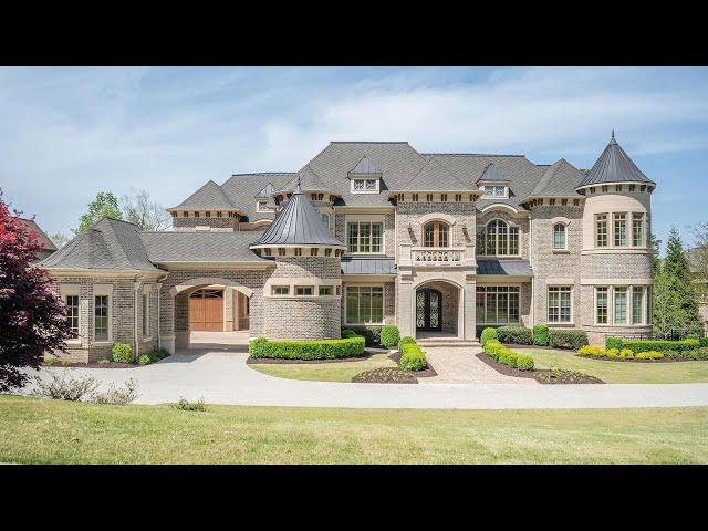 Listing at $7.25M, Magnificent Estate with Breathtaking appointments in every room in Milton, GA