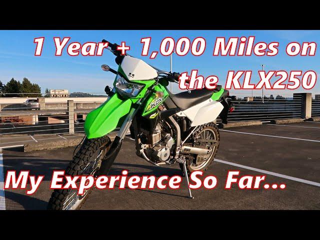 2018 Kawasaki KLX250 1,000 Mile Review | Do I regret it?