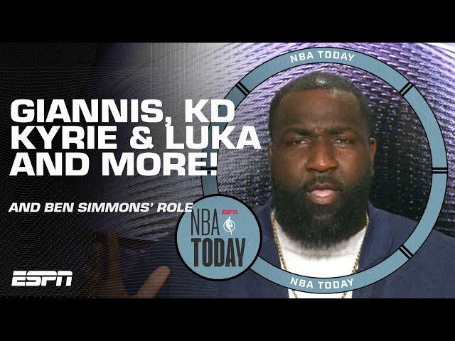 Perk keeps it real discussing Ben Simmons & Kyrie Irving's roles, Giannis and KD | NBA Today