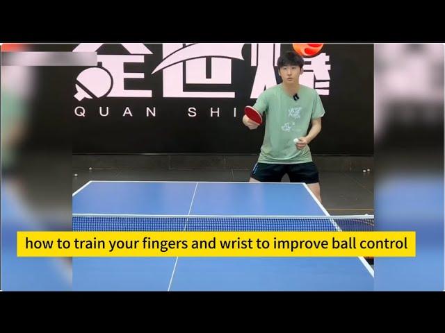 How to train your fingers and wrist to improve ball control and increase the quality of your shots