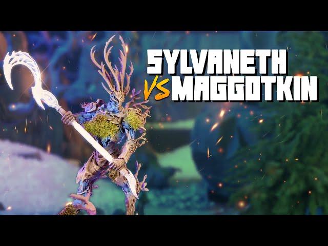Sylvaneth vs Maggotkin of Nurgle - Age of Sigmar Battle Report