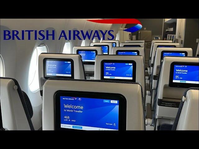 BRITISH AIRWAYS London - Tokyo Haneda (羽田空港) Airbus A350-1000 | World Traveller | Flight Report BA7