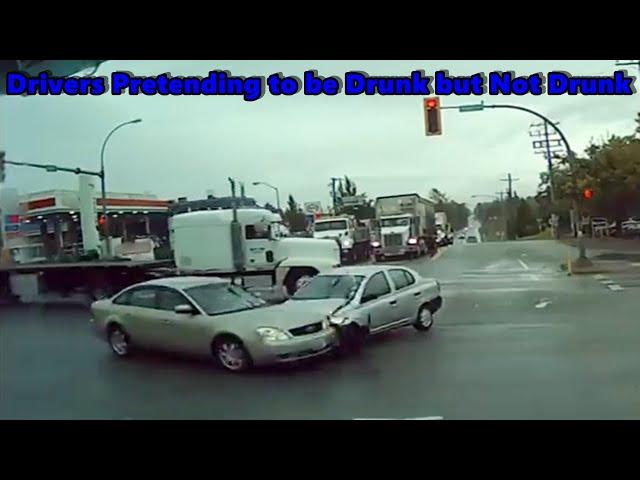 Instant Karma Car Accidents #34 | Drivers Pretending to be Drunk but Not Drunk