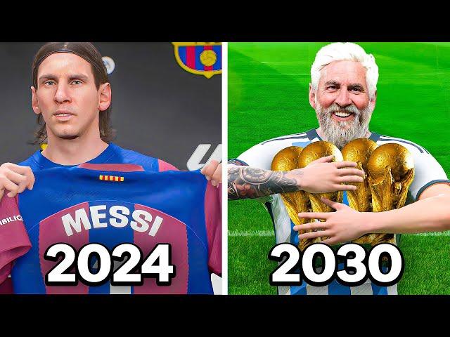 I Replayed The Entire Career of Lionel Messi