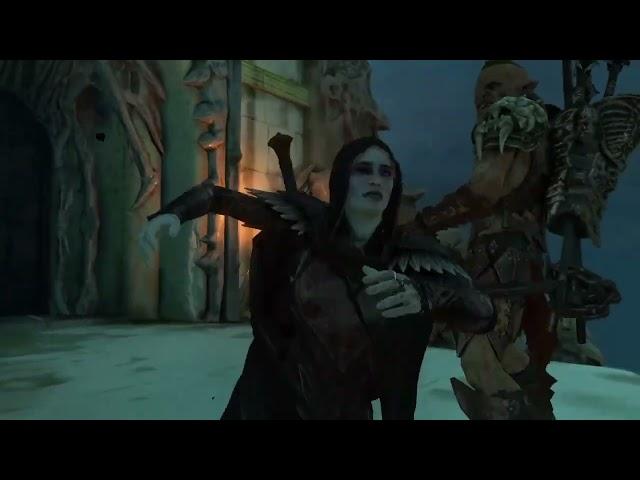 Shadow Of War RYONA (リョナ): Eltariel Gets Strangled