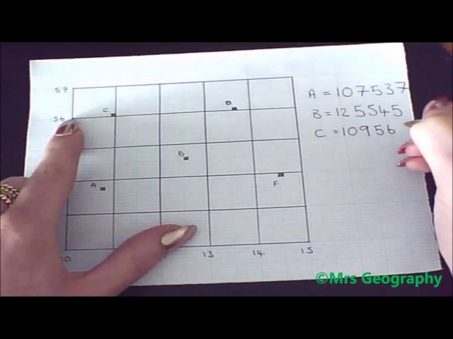 How to find a six figure grid reference