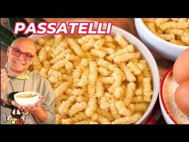 PASSATELLI IN BRODO della tradizione ricetta passatelli