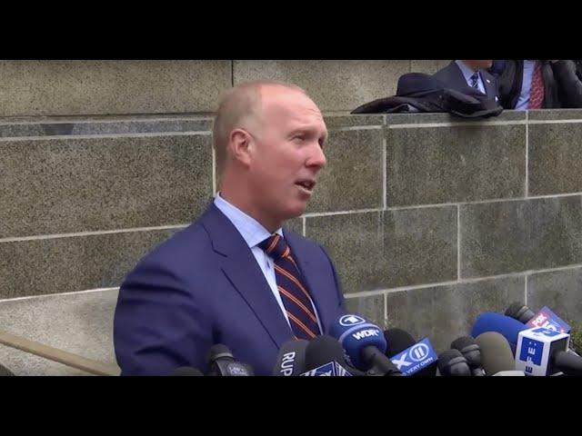 Harvey Weinstein Trial: Victims' Lawyer Douglas Wigdor Addresses Reporters Outside Courthouse 1/6/20