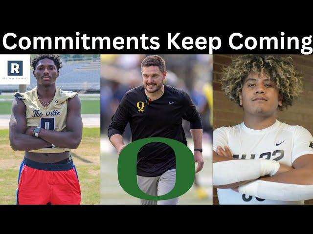 Oregon Ducks Football HOT On The Recruiting Trail | Bott Mulitalo | Kendre Harrison |