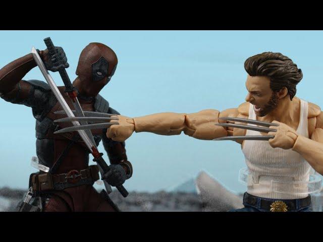 stop motion deadpool vs wolverine