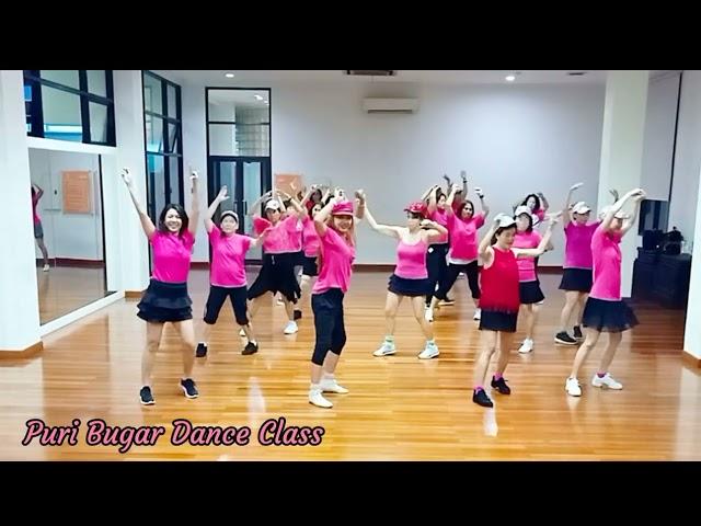 Want It That Way Line Dance||Demo by Tayuka Karamoy & Puri Bugar Dance Class