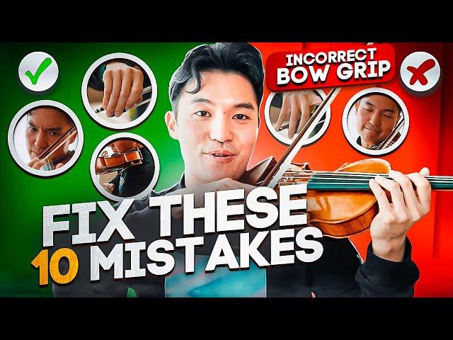 10 Mistakes Violinists & VIOLISTS make everyday - Fix these BAD HABITS 