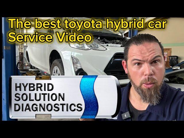 Toyota hybrid car service video