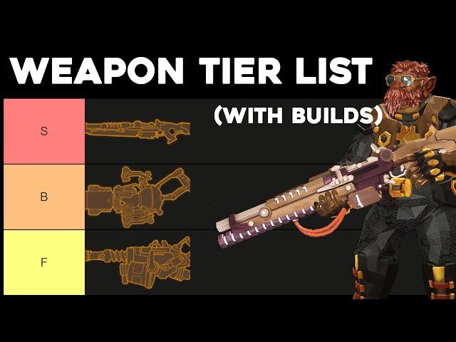 Tier List and Builds for Every Weapon in Deep Rock Galactic (Up to date for Season 4)