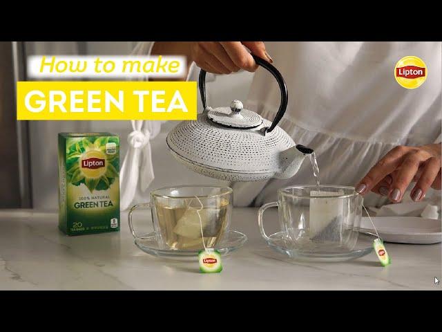 How to Make Green Tea with Lipton