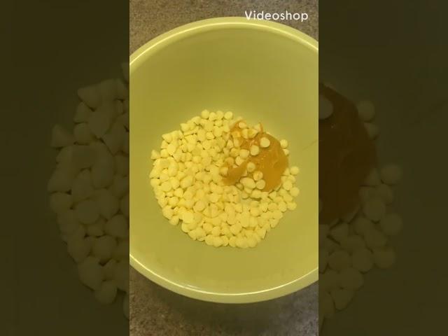 White Chocolate Peanut Butter Rolo Ritz Cracker Blossom Cookies