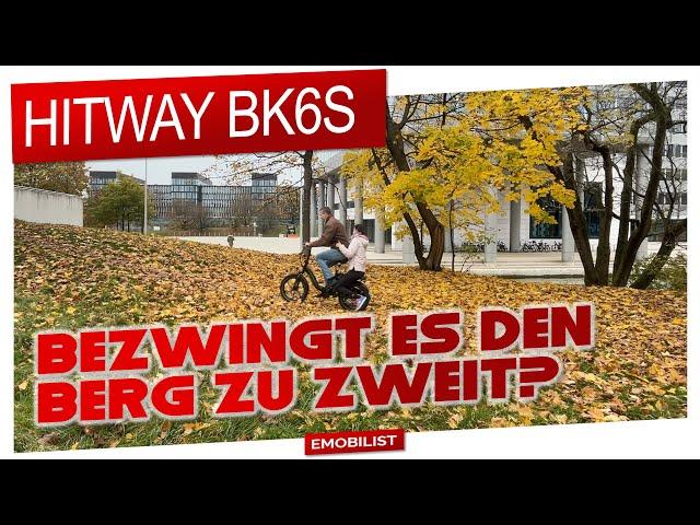 Hitway BK6S - Foldable fatbike with a rear seat at an unbeatable price