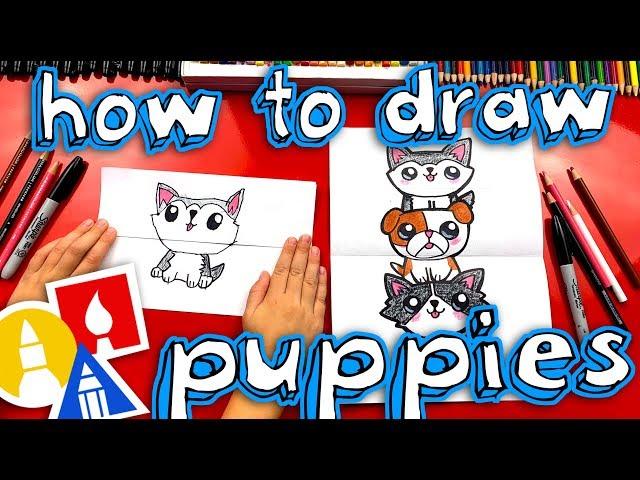 How To Draw A Puppy Stack (Folding Surprise)