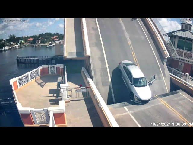 Lantana bridge tender terminated after drawbridge raises with car still on it