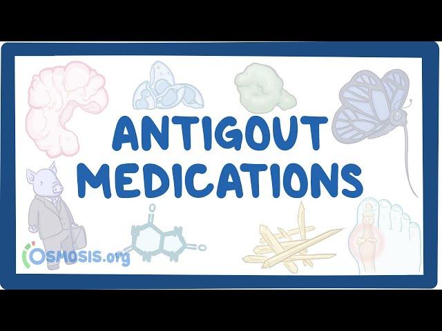 Antigout medications ~pharmacology~