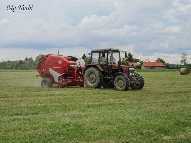 Pinkamenti Agrár Kft. 2016 Széna bálázás (5x MTZ, Lely Welger RP 415)