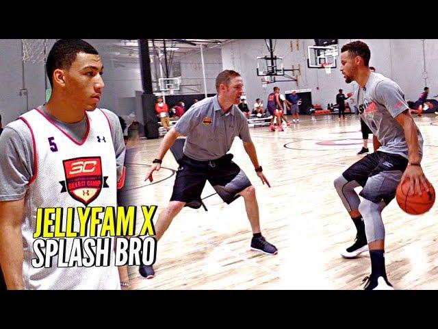 Steph Curry x JellyFam Jahvon Quinerly Getting BETTER! Workout Drills & Scrimmage at #SC30Select