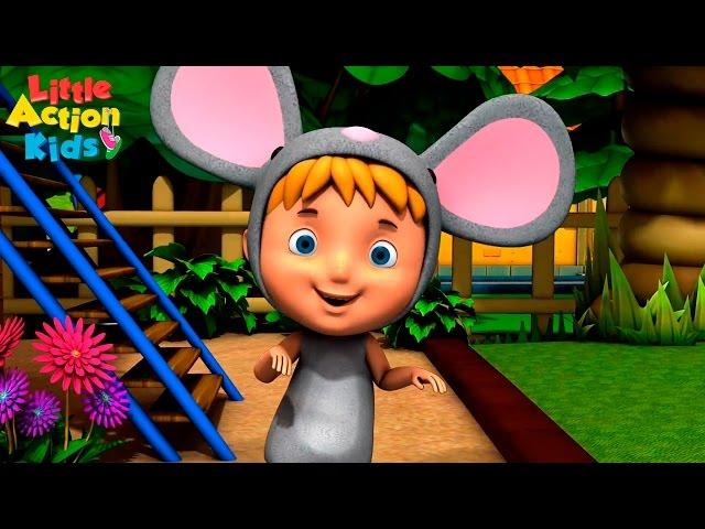 Hickory Dickory Dock Nursery Rhyme Baby & Children's Song | Sing & Dance Little Action Kids Songs