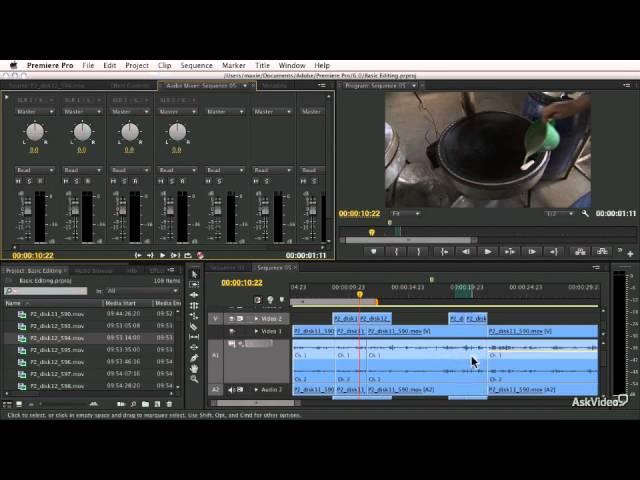 Premiere Pro CS6 104: Audio Editing - 1. Introduction