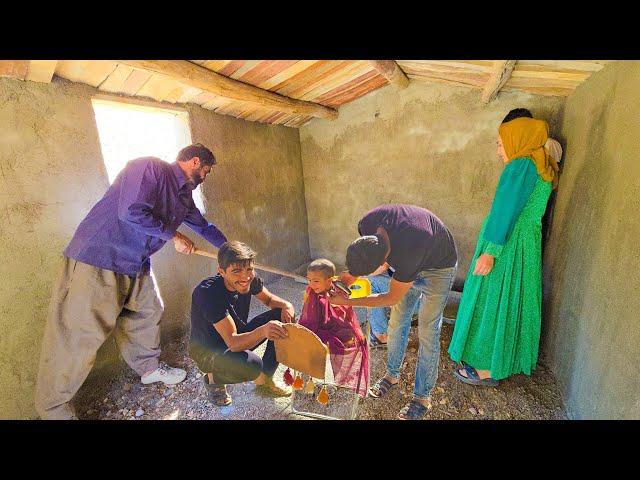 Amir's Family: Kitchen Flooring & Winter Dog House Renovation on the Farm