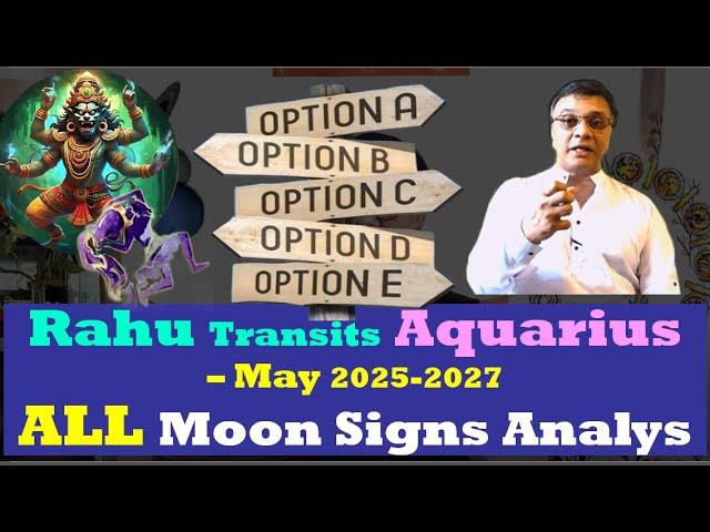 Rahu transit Aquarius - ALL Moon Signs Analysis