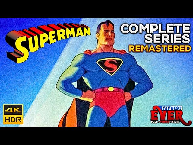 THE COMPLETE ORIGINAL SUPERMAN TOONS - REMASTERED 4K HDR | Golden Age Fleisher Series