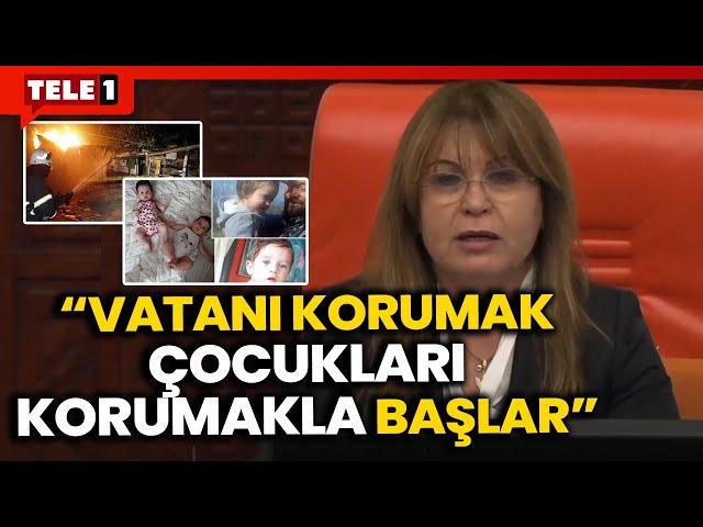 Gülizar Biçer Karaca Meclis'i bu sözlerle başlattı: İzmir'de 5 çocuğun yanarak can vermesi...