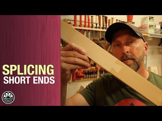Splicing Wood Short Ends // Woodworking