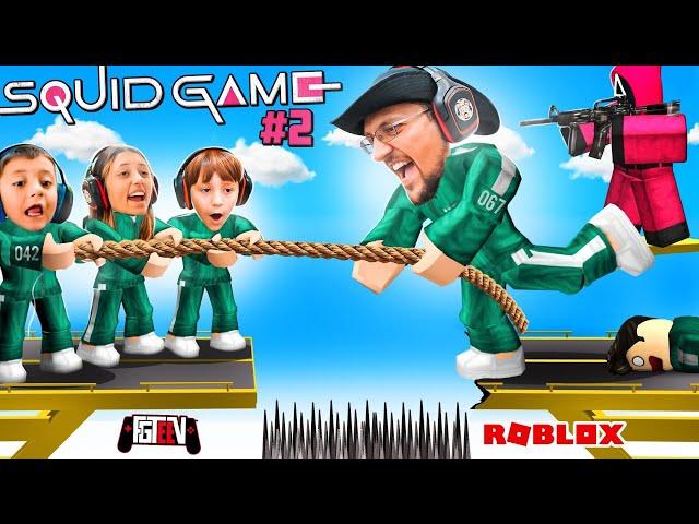 SQUID GAME Split My Family on Different TEAMS! (FGTeeV ROBLOX Red Light Green Light pt 2 Chapter 4)